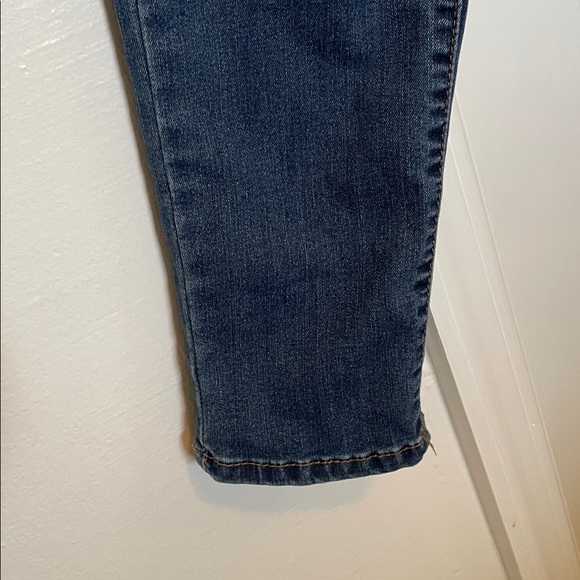 Youth sz Small Wallflower Blue Bib Overall Jeans adjustable shoulder straps - Picture 7 of 13